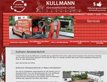 Tablet Screenshot of kullmann-mainz.de